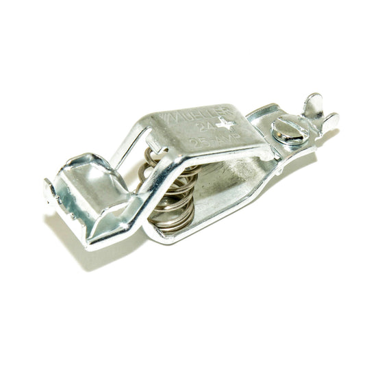 BU-24APS - Steel Grounding Clip for 10 AWG Wires, Compatible with Mueller Insulators  (Pack of 74)