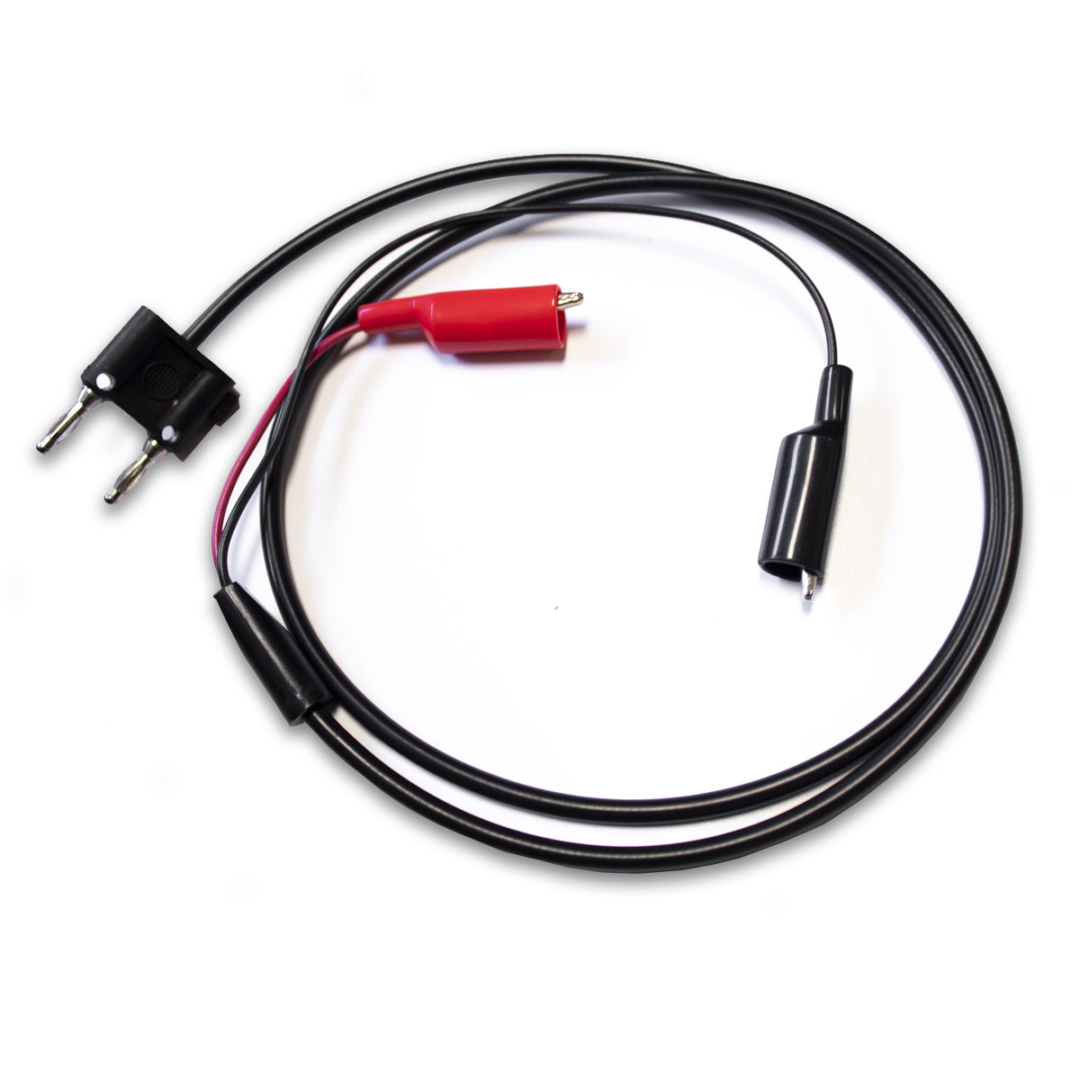 BU-3070-C-24-0 - 24" PVC Test Lead with Dual Banana Plugs & Clips  (Pack of 4)