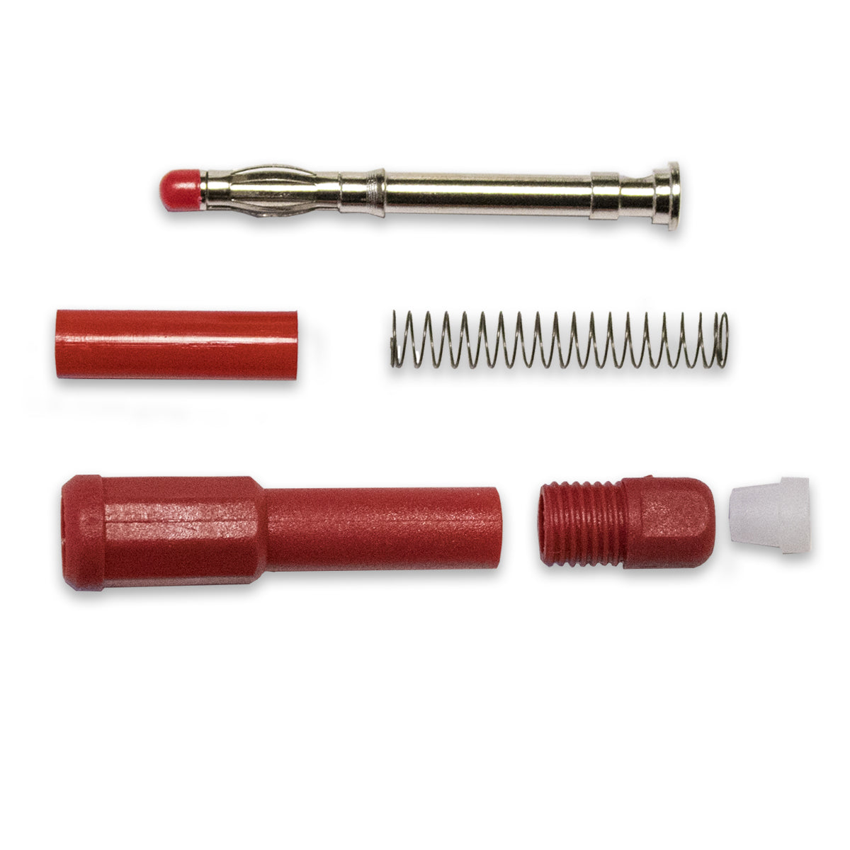 BU-32604-2 - Lightweight Red Retractable Banana Plug for Easy Connections  (Pack of 19)