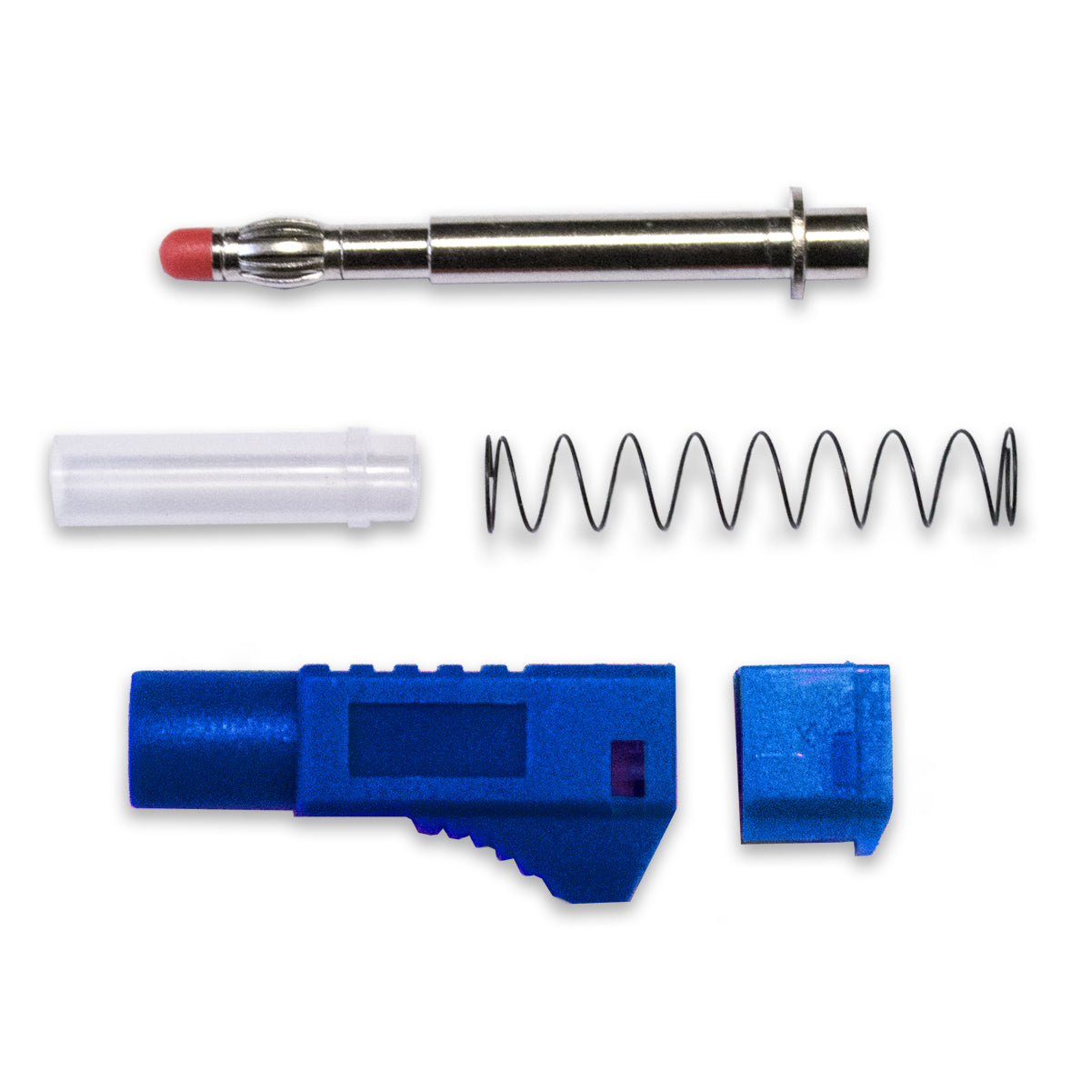 BU-3261410-6 - 4mm Retractable Banana Plug with Protective Nylon Cover  (Pack of 19)