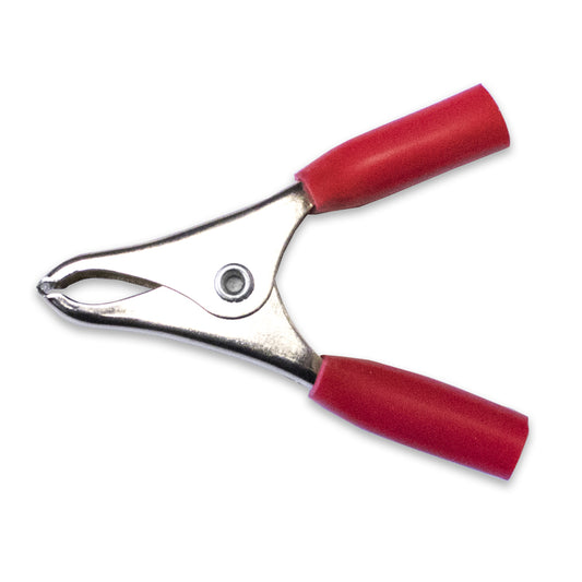 BU-40A-2 - Insulated Nickel-Plated Steel Battery Clip with PVC Handles  (Pack of 113)