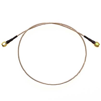BU-4150029024 - 24" Gold-Plated RF Coaxial Cable, SMA Male Ends  (Pack of 12)