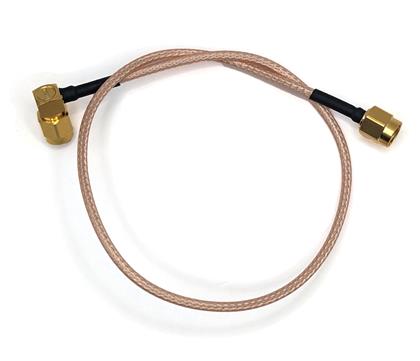BU-4150030012 - 12" RG-316 SMA Connector Cable Assembly, Right Angle to Straight  (Pack of 11)