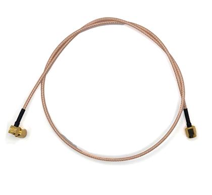 BU-4150030MM500 - 500mm RG-316 RF Cable Assembly with Gold-Plated Connectors  (Pack of 11)