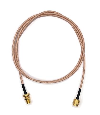 BU-4150031MM750 - Gold-Plated RF Coaxial Cable, 750mm SMA Connector Set  (Pack of 11)