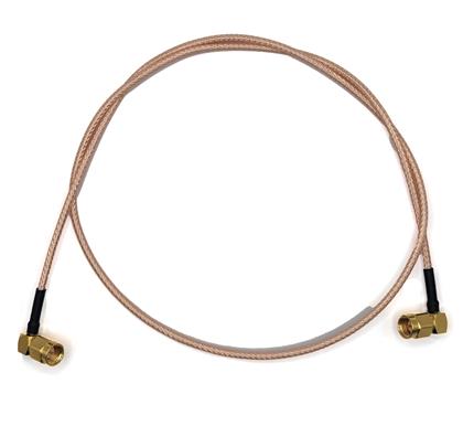 BU-4150032018 - 18" Shielded SMA Coaxial Cable Assembly with Gold Connectors  (Pack of 9)