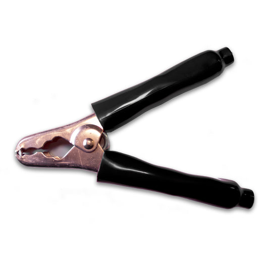BU-41C-0 - Solid Copper Battery Clip with PVC Insulators for 1 AWG Wires  (Pack of 7)