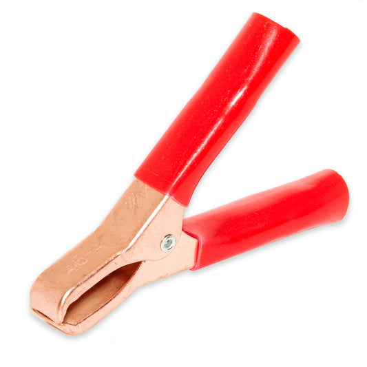 BU-46A-2 - Copper-Plated Battery Clip 2.93" with PVC Insulators, 50A  (Pack of 87)