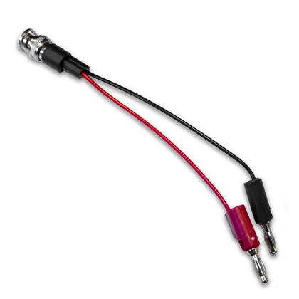 BU-5120-A-4-0 - BNC Male to Stackable Banana Plugs, 20AWG, 4" Length  (Pack of 10)