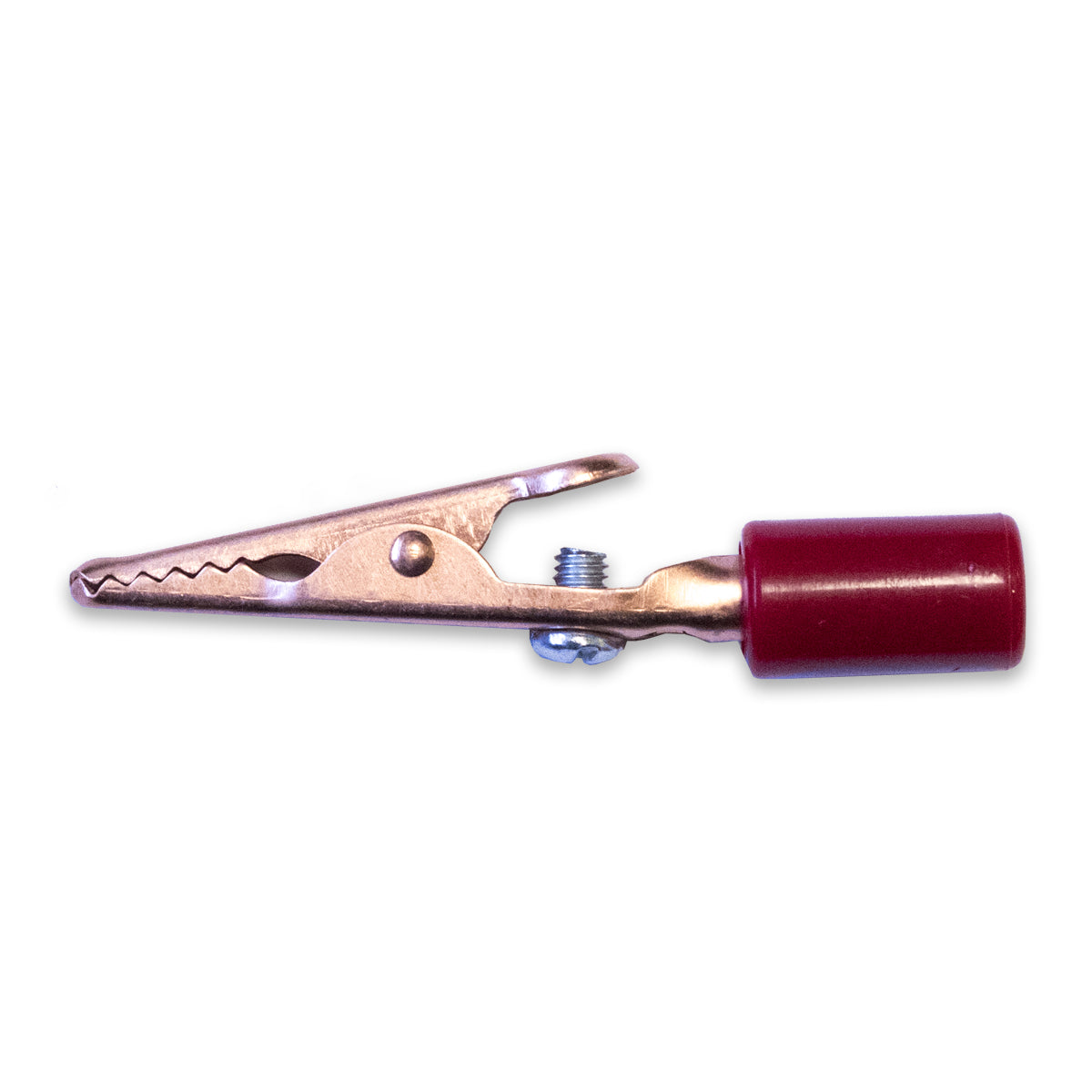 BU-60CHS-2 - Copper Clip with Acetate Handle for 4mm Banana Plug  (Pack of 82)