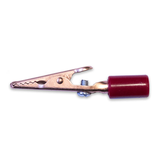 BU-60CHS-2 - Copper Clip with Acetate Handle for 4mm Banana Plug  (Pack of 82)