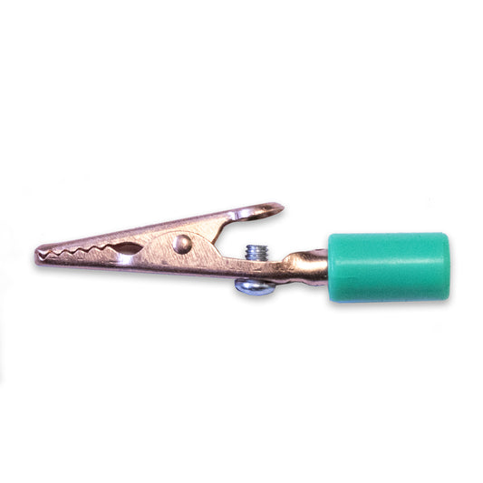 BU-60CHS-5 - Copper Alligator Clip with 4mm Banana Plug Compatibility  (Pack of 82)