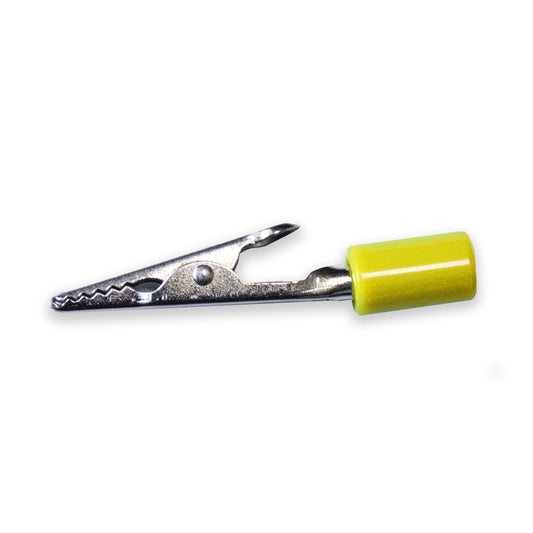 BU-60H-4 - Steel Alligator Clip with Colored Acetate Handle for 4mm Plugs  (Pack of 137)