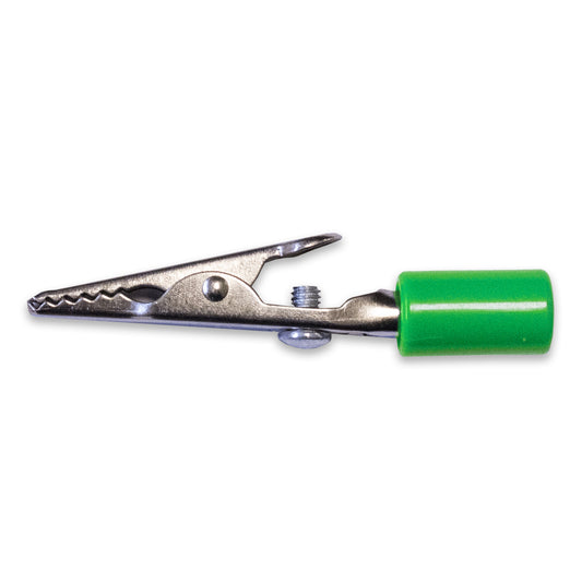 BU-60HS-5 - Steel Alligator Clip with Acetate Handle for 4mm Plugs  (Pack of 136)