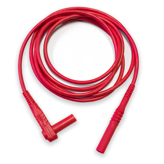 BU-6162-M-39-2 - 39" Silicone Test Lead with Straight & Right Angle Plugs  (Pack of 7)