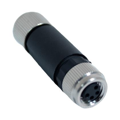 BU-8ZU04 - 4-Position M8 Female Connector, IP67, Micro DC, 22-26 AWG  (Pack of 7)