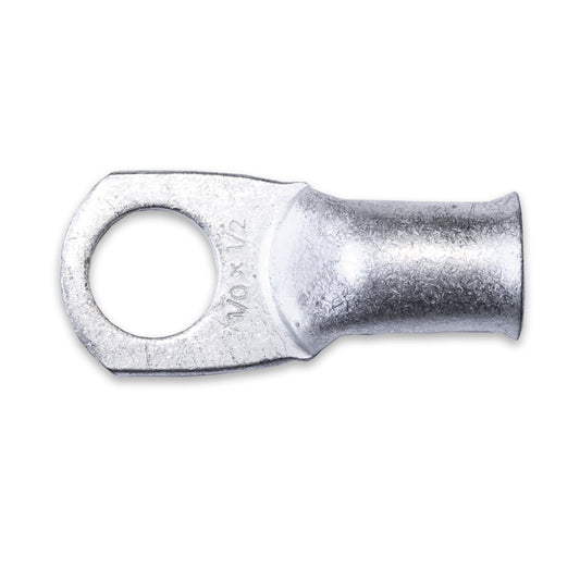 BU-L0-500TIN - 1/0 AWG Heavy Duty Cable Lug for 1/2" Stud  (Pack of 57)