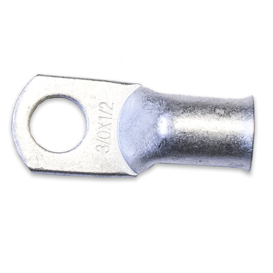 BU-L000-500TIN - 3/0 AWG Heavy Duty Cable Lug for 1/2" Stud  (Pack of 38)