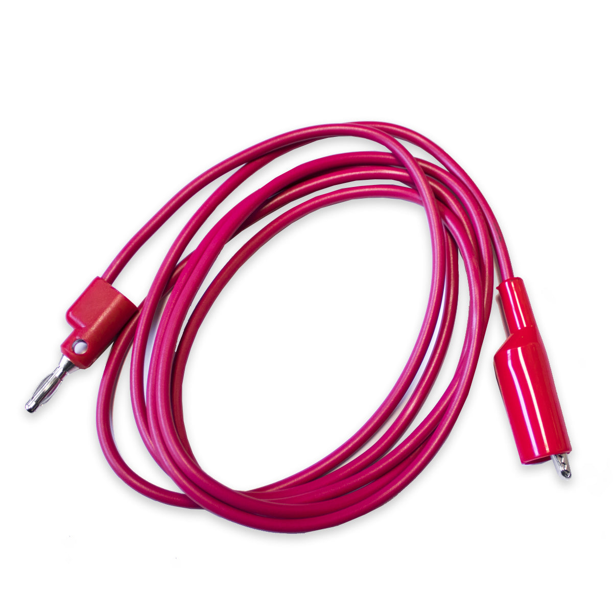 BU-P1166-60-2 - 60" PVC Test Lead with 4mm Plug & Alligator Clip  (Pack of 19)