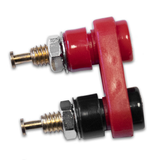 BU-P2143-2 - Dual Miniature Banana Jack for 3mm Plugs, Panel Mountable  (Pack of 25)