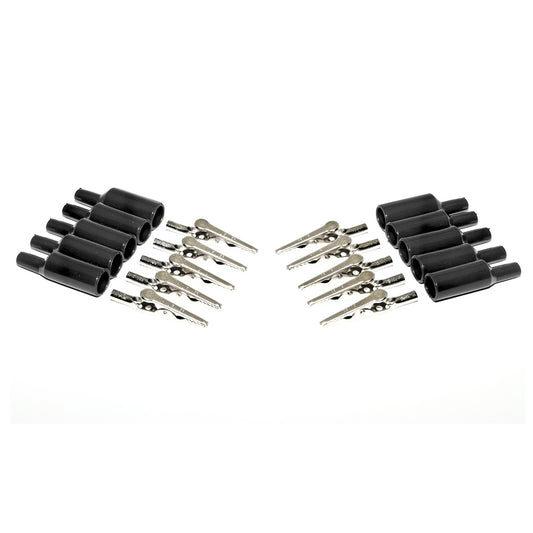 BU-P2240-0 - 10-Pack Mueller Electric Alligator Clips with PVC Insulators  (Pack of 13)