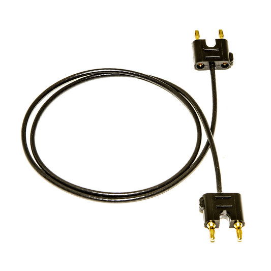 BU-P2247-K-24 - Dual Stackable 3mm Banana Plug Test Lead, RG-174 Coax 24"  (Pack of 7)
