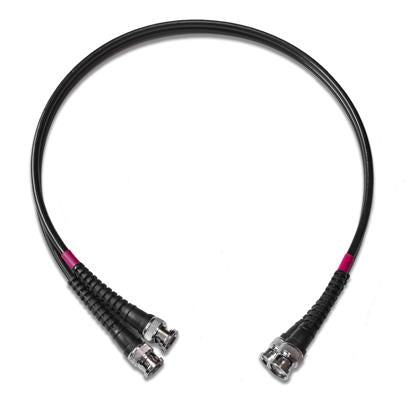 BU-P2249-TW-600 - 50' Twin RG-58 Coaxial Test Lead with BNC Connectors  (Pack of 2)