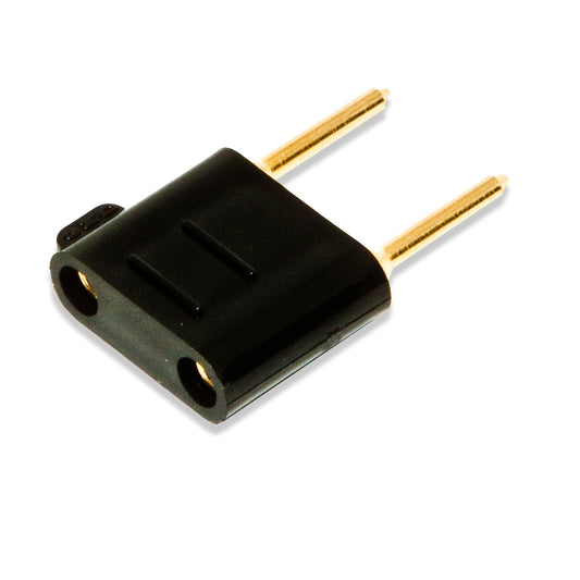 BU-P3452 - Reliable Dual Pin Tip Plug with 20 AWG Wire, 1.2" x 0.28"  (Pack of 18)