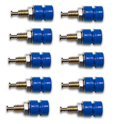 BU-P3542-6 - 10-Pack Insulated Pin Tip Jacks for Panel Mounting  (Pack of 4)