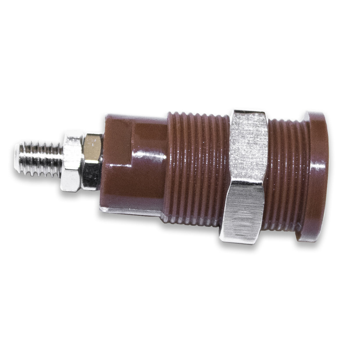 BU-P72930-1 - Durable 4mm Banana Jack, 1.34" Brass Panel Mount  (Pack of 46)