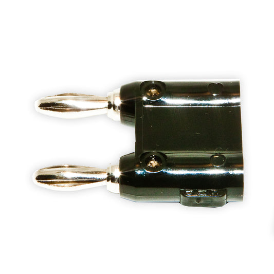 BU-PMDP-S-0 - Compact Stackable Dual Banana Plug with Internal Shorting Bar  (Pack of 27)