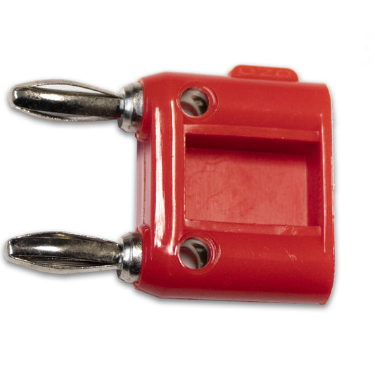 BU-PMDP-S-2 - Stackable Solderless Dual Banana Plug with Shorting Bar  (Pack of 27)