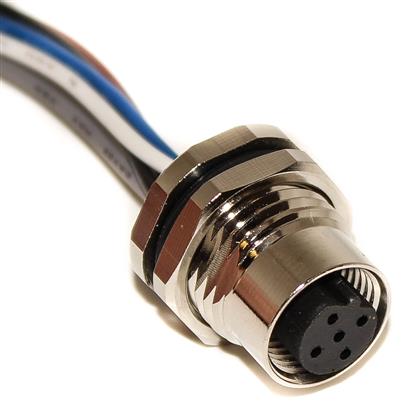 BU-T4171110405002 - 0.5M Waterproof 5-Position Female Receptacle Assembly  (Pack of 12)