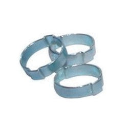 CC-2327 - BUCHANAN RUBBER 2-Ear Circle Clamp - 1 in Nominal, 0.906 in Min, 1.063 in Max Diameter, Carbon Steel