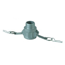 CGB-100-A1S - 1 in Type B x 1 in MNPT Aluminum Cam and Groove Coupler with Stainless Steel Handle
