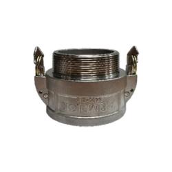 CGBSL-300-SS1 - 3 in Type B x 3 in MNPT Stainless Steel Self-Locking Crimplok Coupler