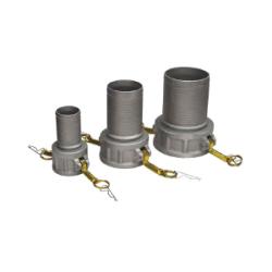 CGC-800CS-A1 - Heavy-Duty Cam and Groove Coupler, 8-in Female & Hose Shank, Aluminum