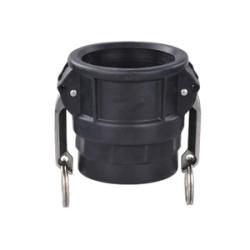 CGD-125-PP - 1-1/4 in Type D Cam and Groove Coupler x 1-1/4 in FPT, Polypropylene, 125 psi