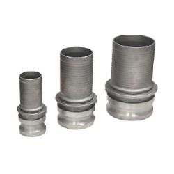 CGE-800CS-A1 - 8in Male Adapter x 8in Hose Shank Aluminum Cam and Groove Crimplok Adapter