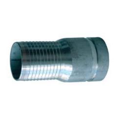 CNG-150-SP - Steel 1-1/2 in Hose Barbed x 1-1/2 in Grooved Combination King Nipple