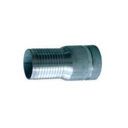 CNG-250-S - Steel Combination King Nipple 2-1/2 in Hose Barbed x 2-1/2 in Grooved Connection