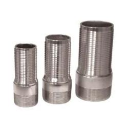 CNL-250CR-SP - 2-1/2 in Barbed & MIP Steel Crimplok Long Nipple Fitting