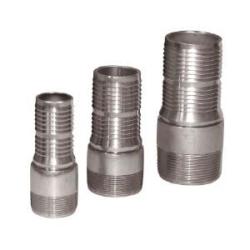 CNT-200CR-SP - 2 in Crimplok Combination Nipple, Steel, Barbed & Male Pipe Ends