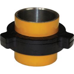 HAM100-1000-SET - 10 in MNPT x 10 in FNPT Steel Hammer Union, 11.5 in Diameter, 9.09 in Height