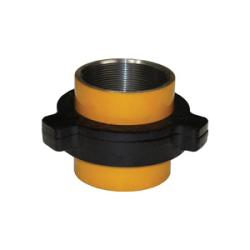 HAM100-600-SET - 6 in MNPT & 6 in FNPT Steel Hammer Union - Max 1000 psi, 7.36 in Diameter, 6.71 in Height