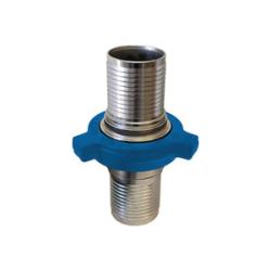 HAM206-400CR-SET - 4 in x 4 in Steel Crimplok Hammer Union for NPT Connections