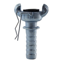 HE-075-SP - 3/4 in Twist Claw Universal Hose End with Barbed Connection