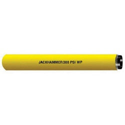 JACK-075-50 - 3/4 in x 50 ft Yellow Air Hose for Jackhammer, 300 psi Heavy-Duty Performance