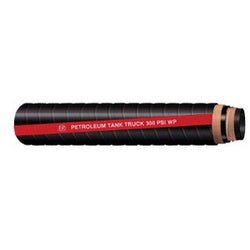 TLBS300-600-CUT - 6in x 300psi Nitrile Rubber Tank Truck Hose with High Tensile Wire Helix