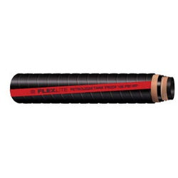 TTD150-300 - 3 in x 100 ft Black Rubber Tank Truck Drop Hose, 150 psi, Flexible, 6 in Bend Radius